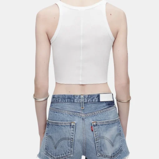 Cropped Ribbed Tank