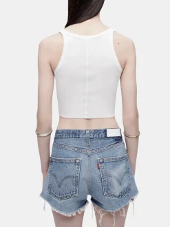 Cropped Ribbed Tank