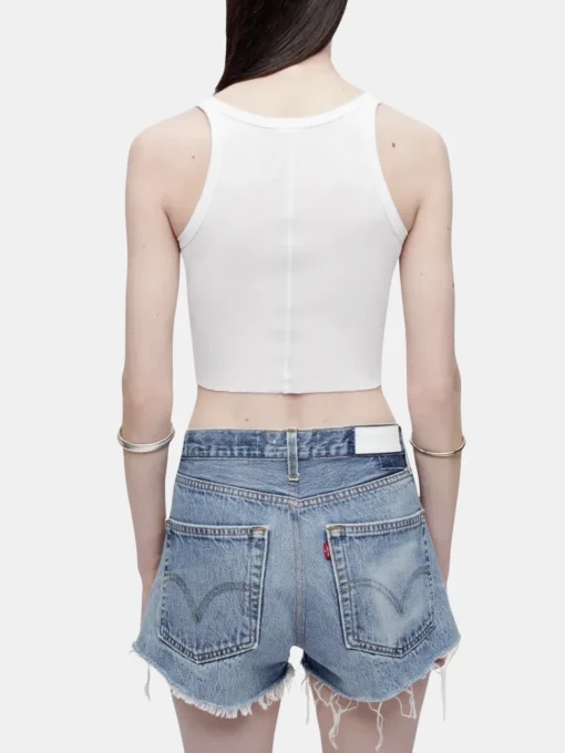 Cropped Ribbed Tank