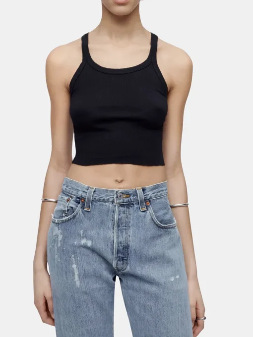 Cropped Ribbed Tank