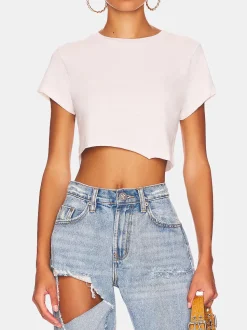 Cropped 60s Slim Tee