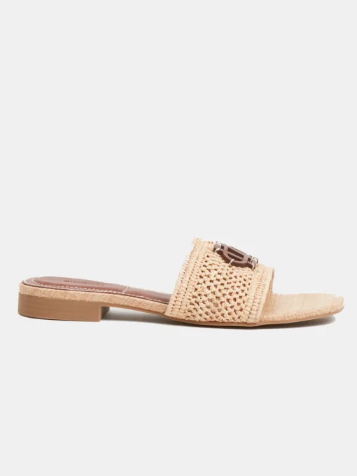Delphi Raffia Flat Sandal