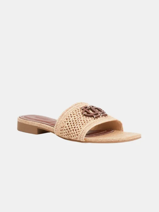 Delphi Raffia Flat Sandal