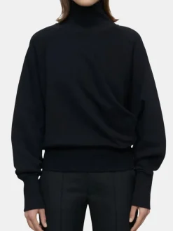 Draped Turtleneck