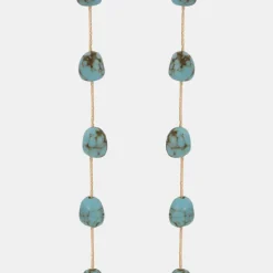 Dripping Turquoise Delicate Drop Earrings