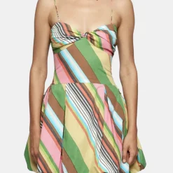 Fitted Balloon Mini Dress