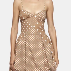 Fitted Balloon Mini Dress