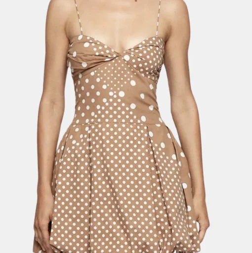 Fitted Balloon Mini Dress