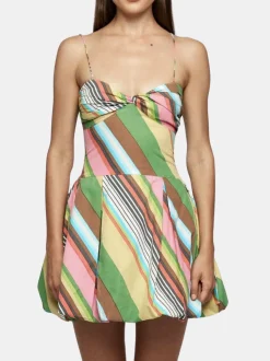 Fitted Balloon Mini Dress