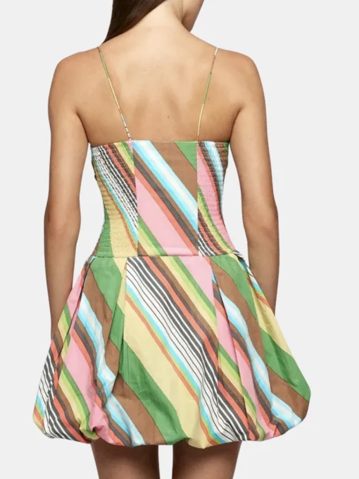 Fitted Balloon Mini Dress