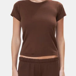 Fitted Crewneck Short Sleeve T