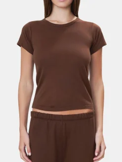 Fitted Crewneck Short Sleeve T