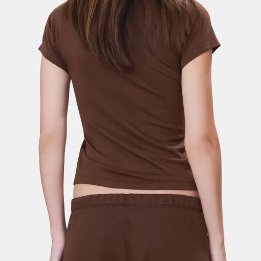 Fitted Crewneck Short Sleeve T