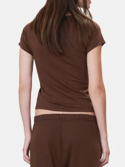 Fitted Crewneck Short Sleeve T