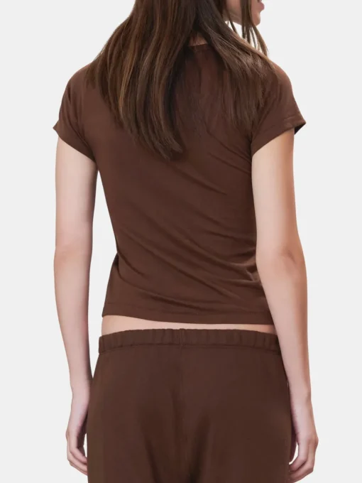 Fitted Crewneck Short Sleeve T