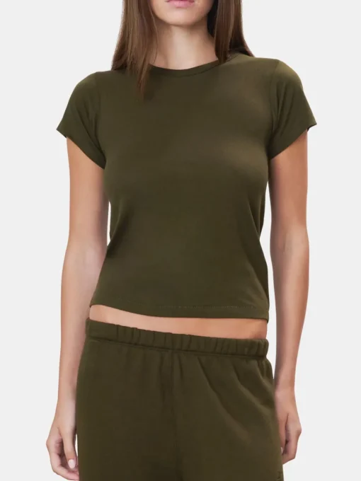 Fitted Crewneck Short Sleeve T