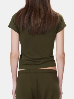 Fitted Crewneck Short Sleeve T