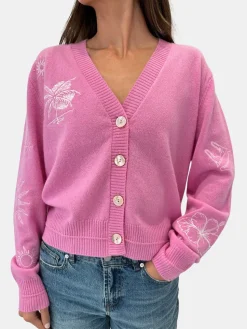 Flo Tattoo Embroidered Cardigan