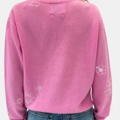 Flo Tattoo Embroidered Cardigan