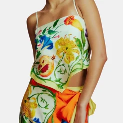 Flores Scarf Top