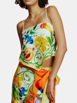 Flores Scarf Top