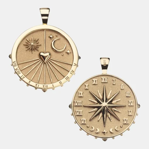Forever Sundial Pendant Coin