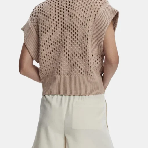 Gaines Half Zip Knit Top