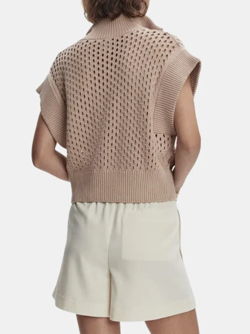 Gaines Half Zip Knit Top