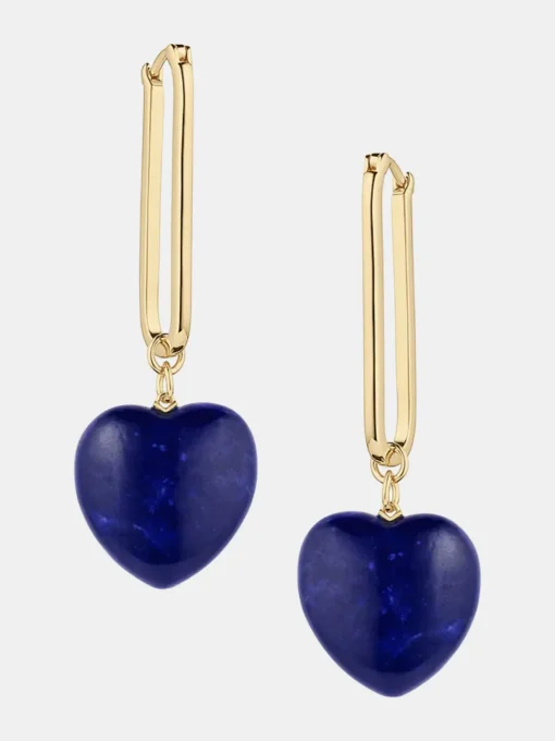 Gemma Lapis Earrings