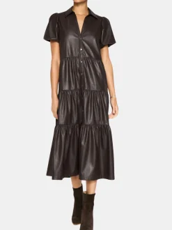 Havana Vegan Leather Dress