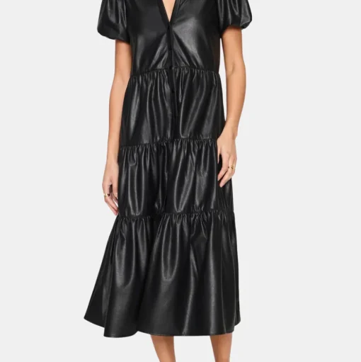 Havana Vegan Leather Dress