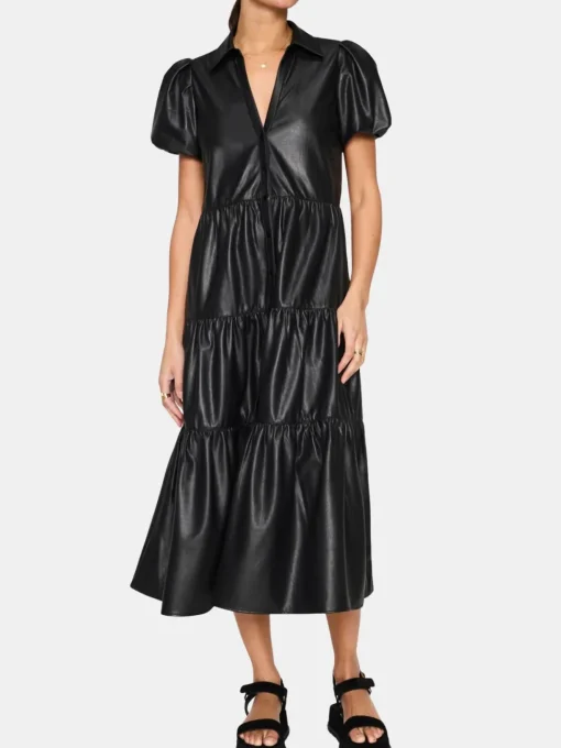 Havana Vegan Leather Dress