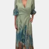 Ibiray Wrap Long Dress