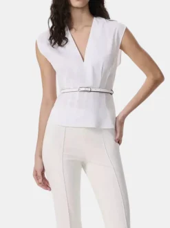 Ines Poplin Top
