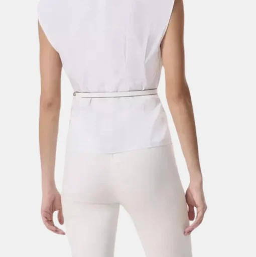 Ines Poplin Top
