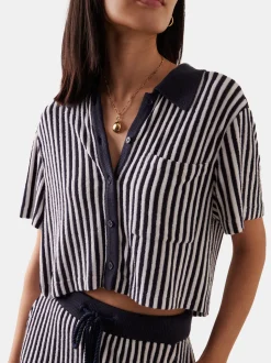 Ireland Cropped Camp Shirt