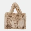 Jade Faux Fur Tote