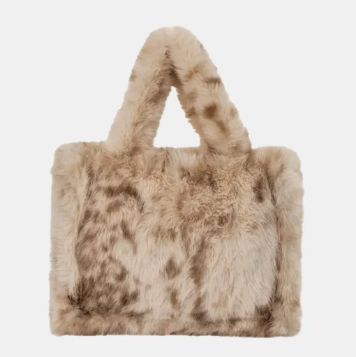 Jade Faux Fur Tote