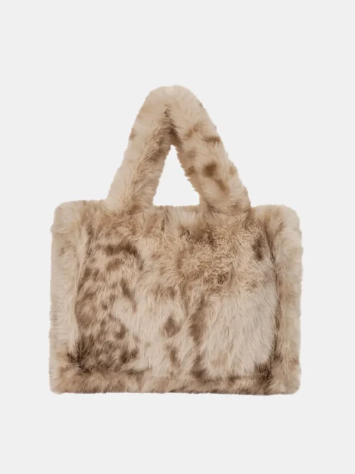 Jade Faux Fur Tote