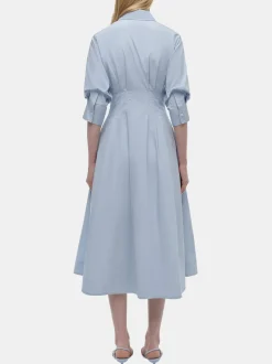 Jazz Pintuck Midi Dress