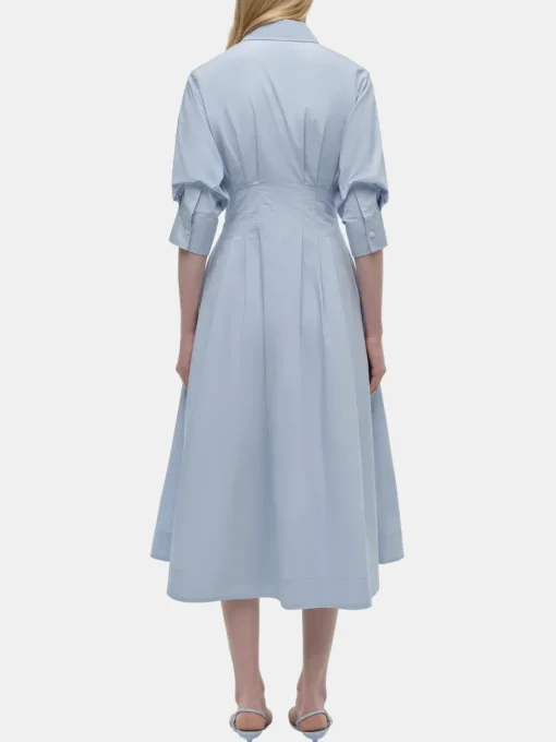 Jazz Pintuck Midi Dress