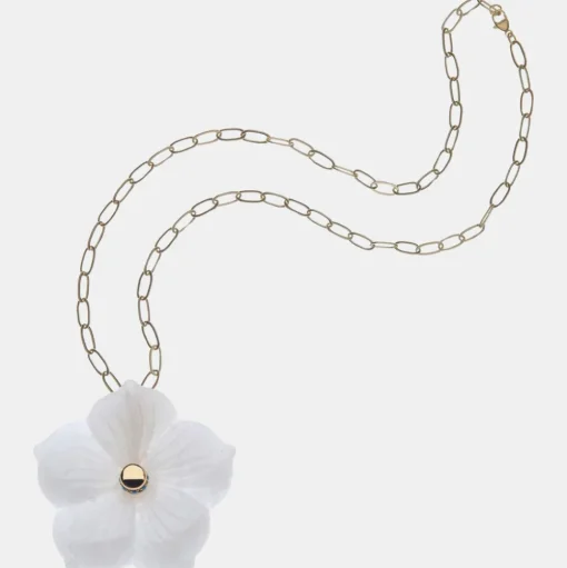 Joy Blooming Hibiscus Flower Pendant