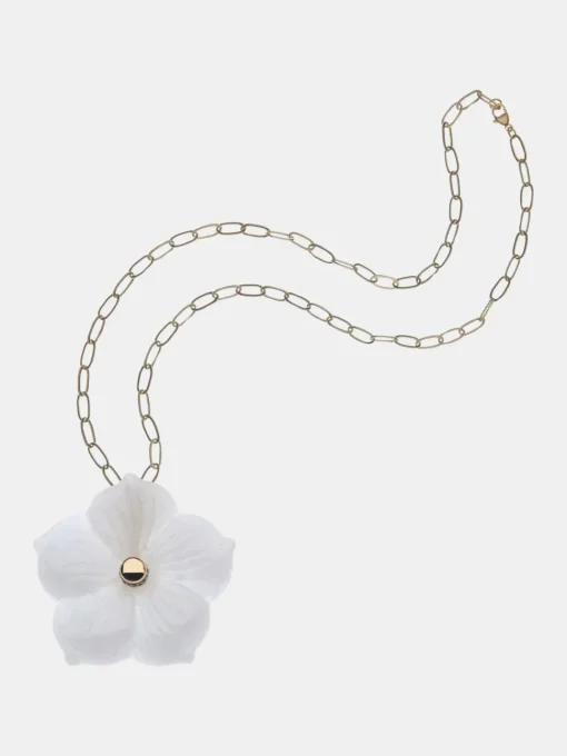 Joy Blooming Hibiscus Flower Pendant