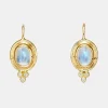 18k Classic Temple Earrings