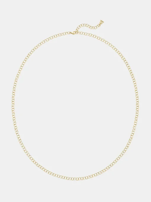 18k Fine Round Chain 24"
