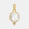 18k Moonface Pendant