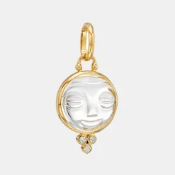 18k Moonface Pendant