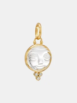 18k Moonface Pendant