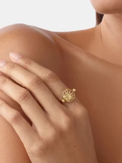 18k Solar Eclipse Ring