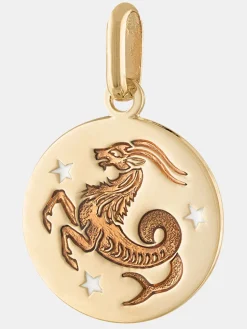 14k Zodiac Pendant